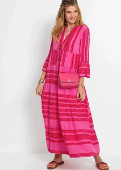 Damen bonprix Kurzgrößen|Kurzgrößen|Maxikleid