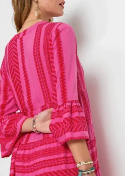 Damen bonprix Kurzgrößen|Kurzgrößen|Maxikleid