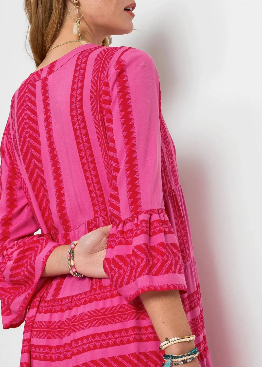 Damen bonprix Kurzgrößen|Kurzgrößen|Maxikleid