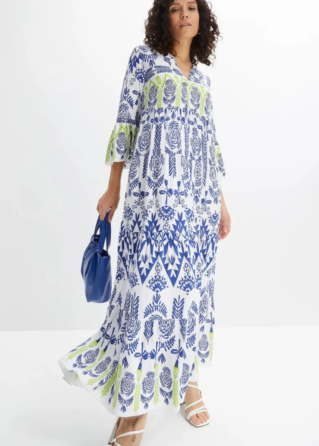 Maxikleid Damen Bekleidung·Pullover & Strickjacken|Kleider
