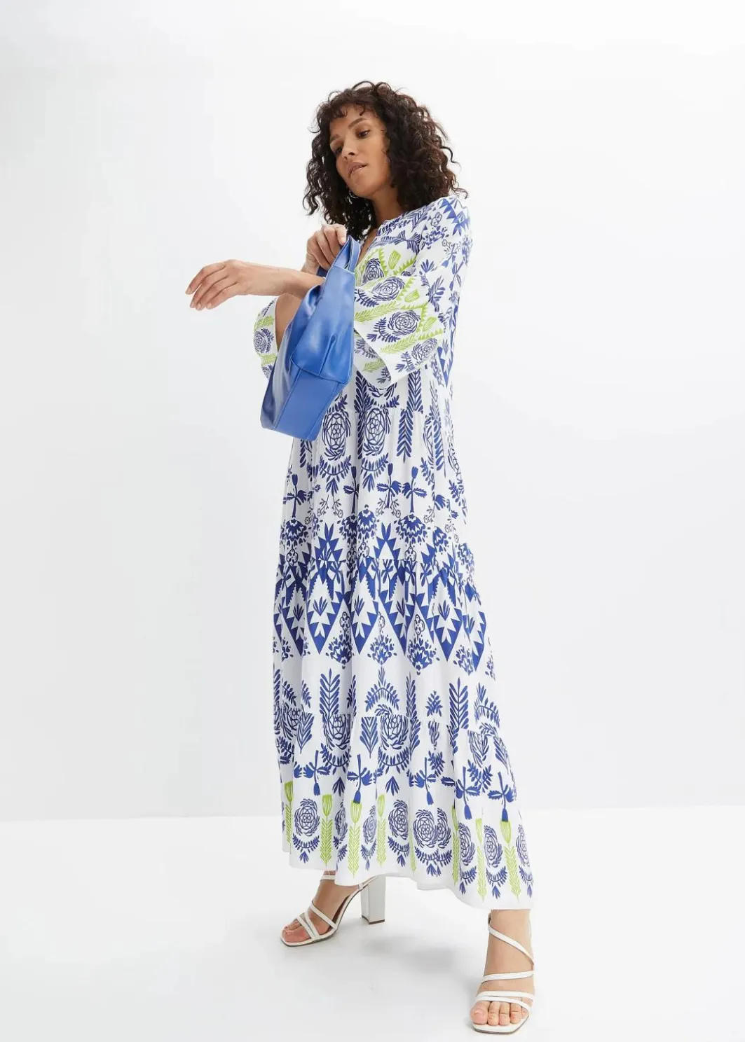 Maxikleid Damen Bekleidung·Pullover & Strickjacken|Kleider