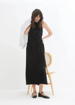 Clearance Maxikleid aus Baumwolle Damen Kleider|Bekleidung·Pullover & Strickjacken