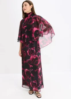 Hot Maxikleid aus feinem Chiffon Damen Bekleidung·Pullover & Strickjacken|Festliche Mode