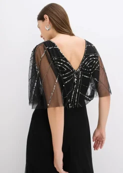 Online Maxikleid aus feinem Tüll mit Paillettenstickerei Damen Kleider|Festliche Mode