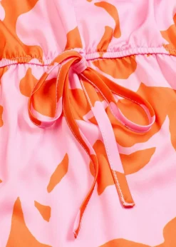 Online Maxikleid aus fließendem Satin Damen Bekleidung·Pullover & Strickjacken|Kleider