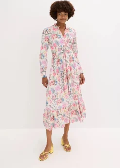 Best Maxikleid aus fließender Viskose Damen Kleider|Nachhaltigere Materialien