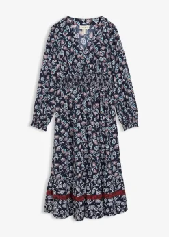 Damen bonprix Bekleidung·Pullover & Strickjacken|Kleider|Maxikleid aus fließender Viskose