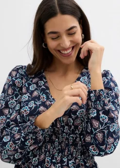 Damen bonprix Bekleidung·Pullover & Strickjacken|Kleider|Maxikleid aus fließender Viskose
