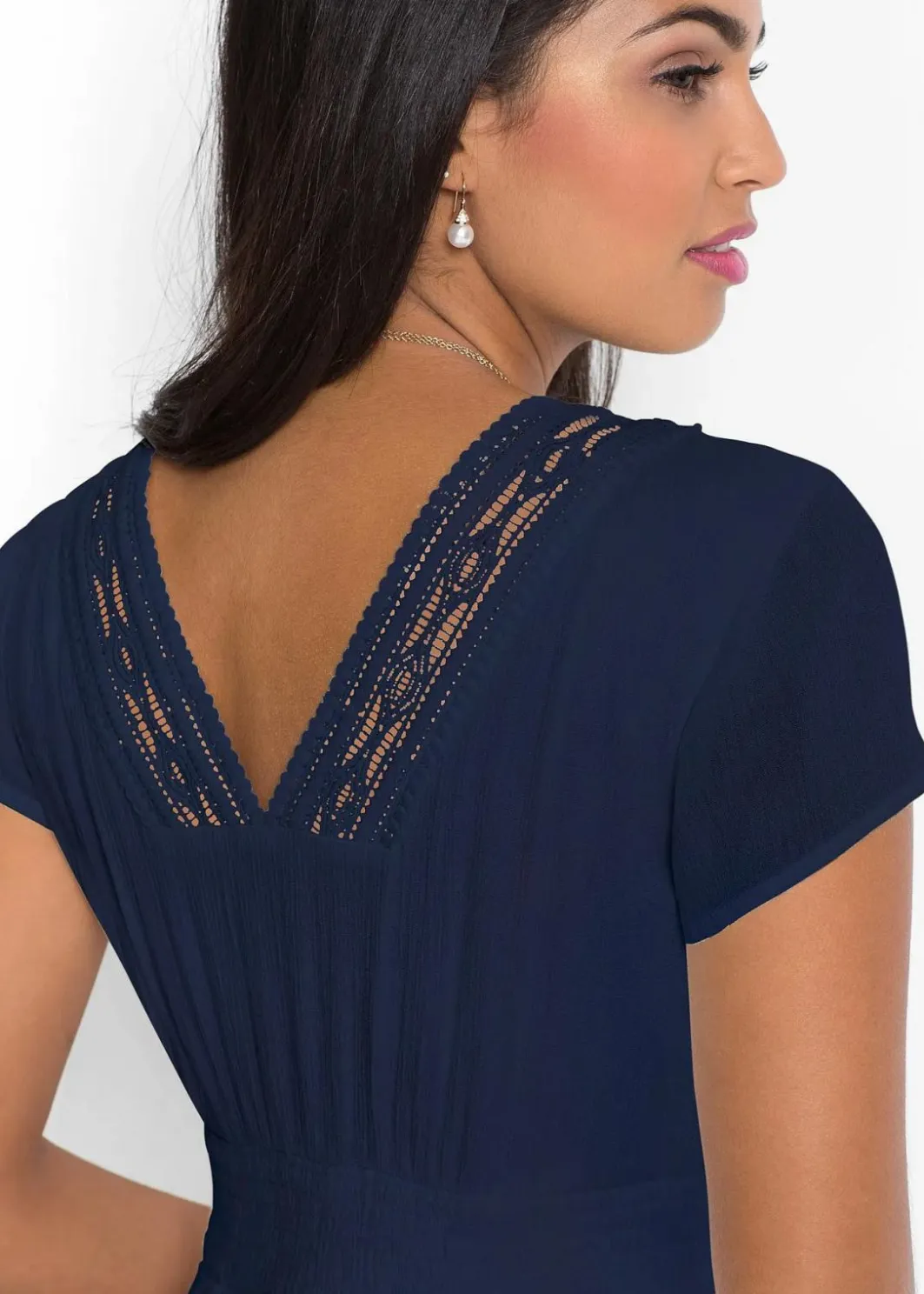 Online Maxikleid aus fließender Viskose Damen Kleider|Nachhaltigere Materialien