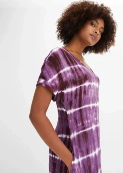 Outlet Maxikleid aus fließender Viskose Damen Nachhaltigere Materialien|Kleider