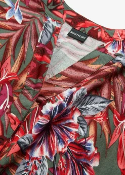 Damen bonprix Nachhaltigere Materialien|Kleider|Maxikleid aus fließender Viskose