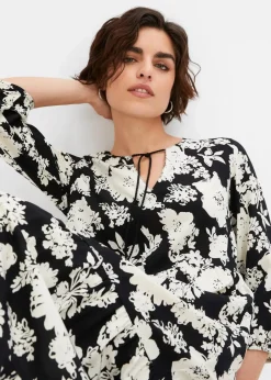Damen bonprix Bekleidung·Pullover & Strickjacken|Kleider|Maxikleid aus fließender Viskose
