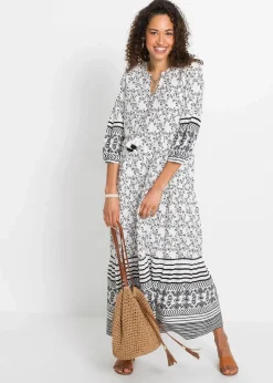 Sale Maxikleid aus fließender Viskose Damen Nachhaltigere Materialien|Kleider