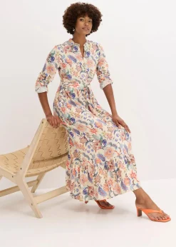 Discount Maxikleid aus fließender Viskose Damen Nachhaltigere Materialien|Kleider