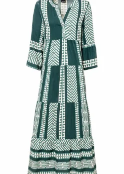 Damen bonprix Bekleidung·Pullover & Strickjacken|Kleider|Maxikleid aus fließender Viskose