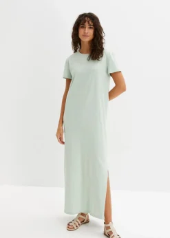 Hot Maxikleid aus reiner Baumwolle Damen Bekleidung·Pullover & Strickjacken|Kleider