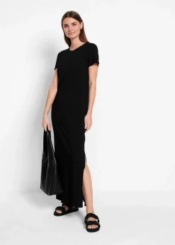 Online Maxikleid aus reiner Baumwolle Damen Bekleidung·Röcke|Basics