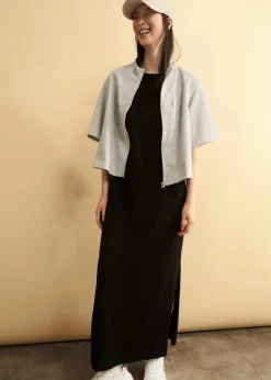 Online Maxikleid aus reiner Baumwolle Damen Bekleidung·Röcke|Basics