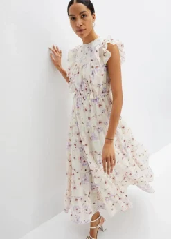 Sale Maxikleid aus reiner Baumwolle Damen Bekleidung·Pullover & Strickjacken|Kleider
