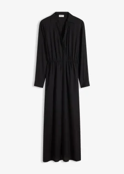 Damen bonprix Nachhaltigere Materialien|Bekleidung·Pullover & Strickjacken|Maxikleid aus reiner Viskose