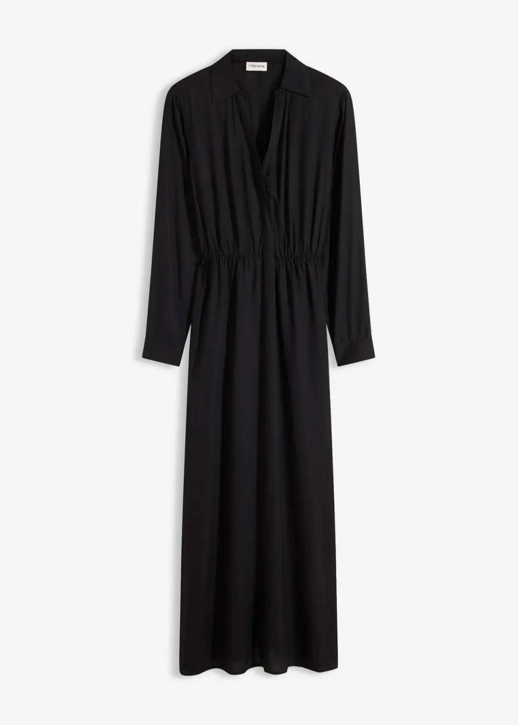 Damen bonprix Nachhaltigere Materialien|Bekleidung·Pullover & Strickjacken|Maxikleid aus reiner Viskose