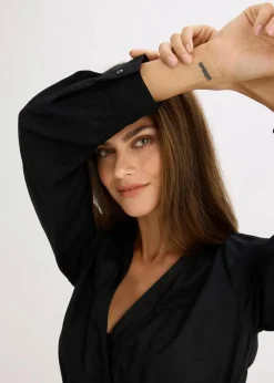 Damen bonprix Nachhaltigere Materialien|Bekleidung·Pullover & Strickjacken|Maxikleid aus reiner Viskose