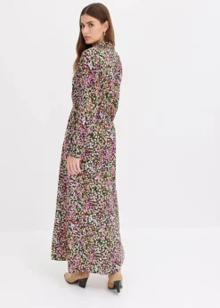 Hot Maxikleid aus reiner Viskose Damen Nachhaltigere Materialien|Bekleidung·Pullover & Strickjacken