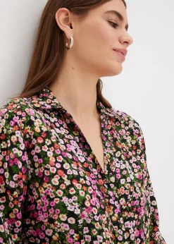 Hot Maxikleid aus reiner Viskose Damen Nachhaltigere Materialien|Bekleidung·Pullover & Strickjacken