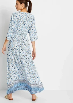 Outlet Maxikleid aus reiner Viskose Damen Bekleidung·Pullover & Strickjacken|Kleider