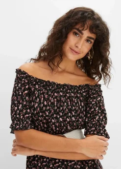 Online Maxikleid aus reiner Viskose Damen Bekleidung·Pullover & Strickjacken|Nachhaltigere Materialien