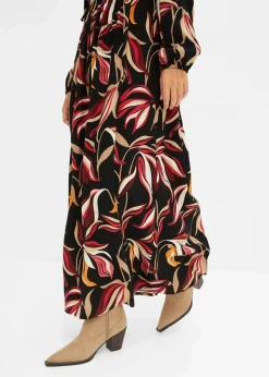 New Maxikleid aus reiner Viskose Damen Bekleidung·Pullover & Strickjacken|Kleider