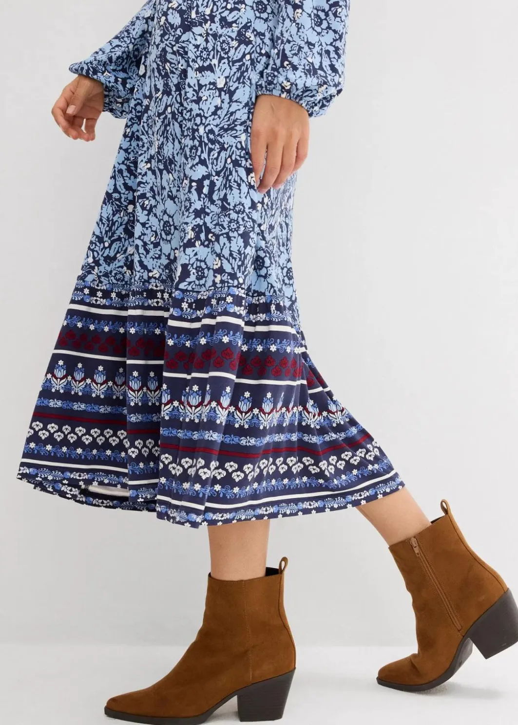 New Maxikleid aus softem Viskose-Elasthan-Mix Damen Bekleidung·Pullover & Strickjacken|Kleider