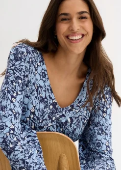 New Maxikleid aus softem Viskose-Elasthan-Mix Damen Bekleidung·Pullover & Strickjacken|Kleider