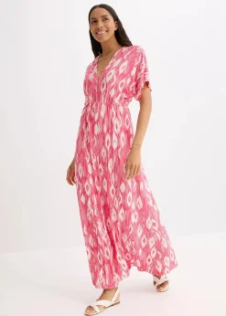 Maxikleid aus softem Viskose-Mix Damen Bekleidung·Pullover & Strickjacken|Kleider