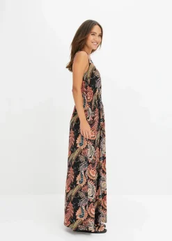 Hot Maxikleid aus softem Viskose-Mix Damen Bekleidung·Pullover & Strickjacken|Kleider