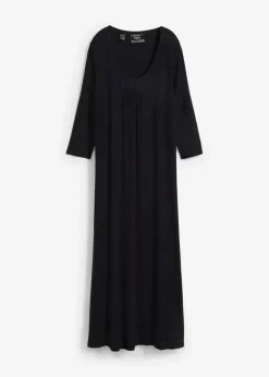 New Maxikleid aus Viskose Damen Bekleidung·Pullover & Strickjacken|Kleider