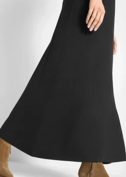 New Maxikleid aus Viskose Damen Bekleidung·Pullover & Strickjacken|Kleider