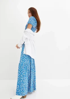 Hot Maxikleid aus Viskose-Mix Damen Nachhaltigere Materialien|Kleider