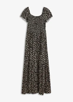 Maxikleid aus Viskose-Mix Damen Bekleidung·Pullover & Strickjacken|Kleider