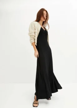 New Maxikleid aus Viskose-Mix Damen Bekleidung·Pullover & Strickjacken|Nachhaltigere Materialien
