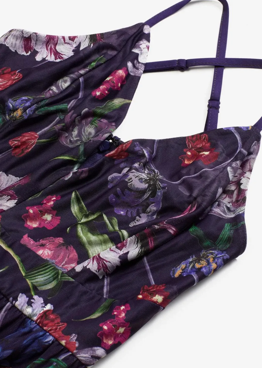 Best Maxikleid aus zartem Tüll mit Trägern Damen Festliche Mode|Kleider