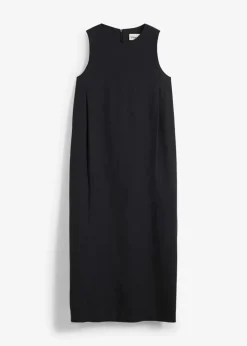 Damen bonprix Kleider|Maxikleid mit Eingriffstaschen aus Viskose-Mix