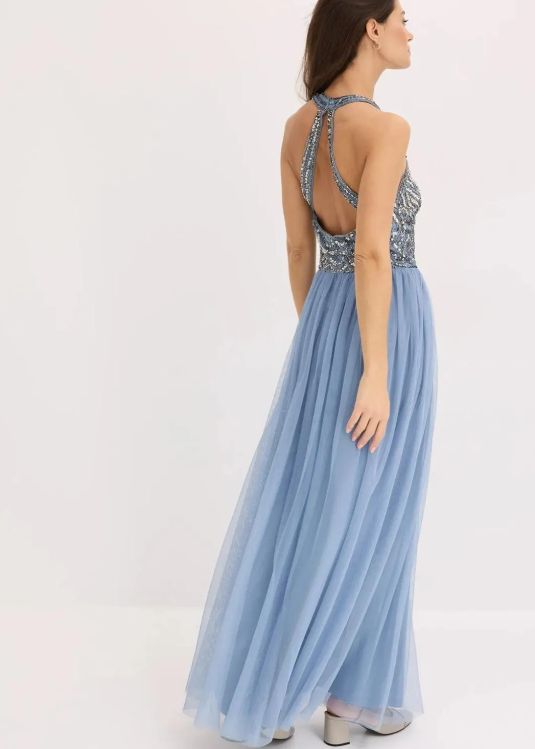 Discount Maxikleid mit Paillettenstickerei Damen Bekleidung·Pullover & Strickjacken|Festliche Mode