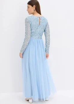 New Maxikleid mit Paillettenstickerei Damen Bekleidung·Pullover & Strickjacken|Festliche Mode