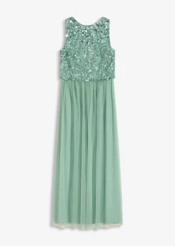 Online Maxikleid mit Paillettenstickerei Damen Kleider|Festliche Mode