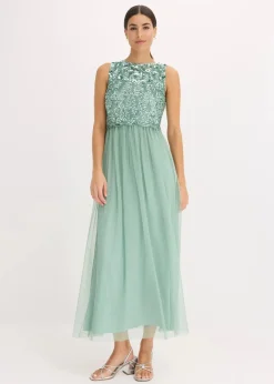Online Maxikleid mit Paillettenstickerei Damen Kleider|Festliche Mode