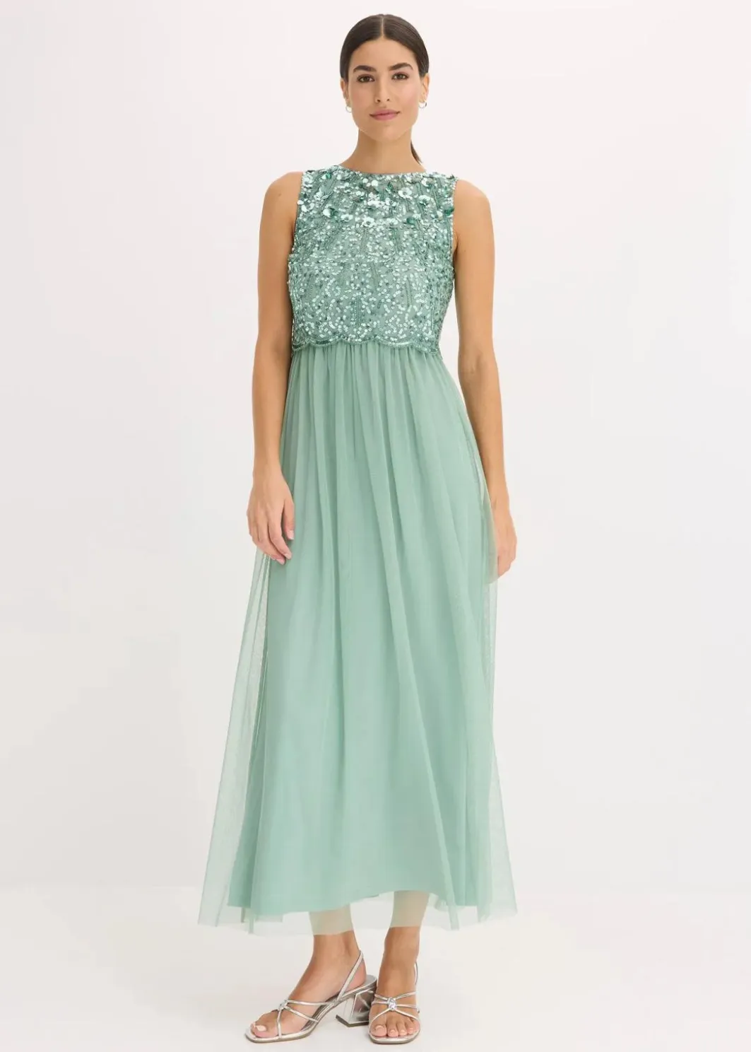 Online Maxikleid mit Paillettenstickerei Damen Kleider|Festliche Mode