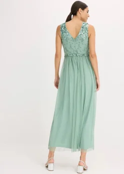 Online Maxikleid mit Paillettenstickerei Damen Kleider|Festliche Mode