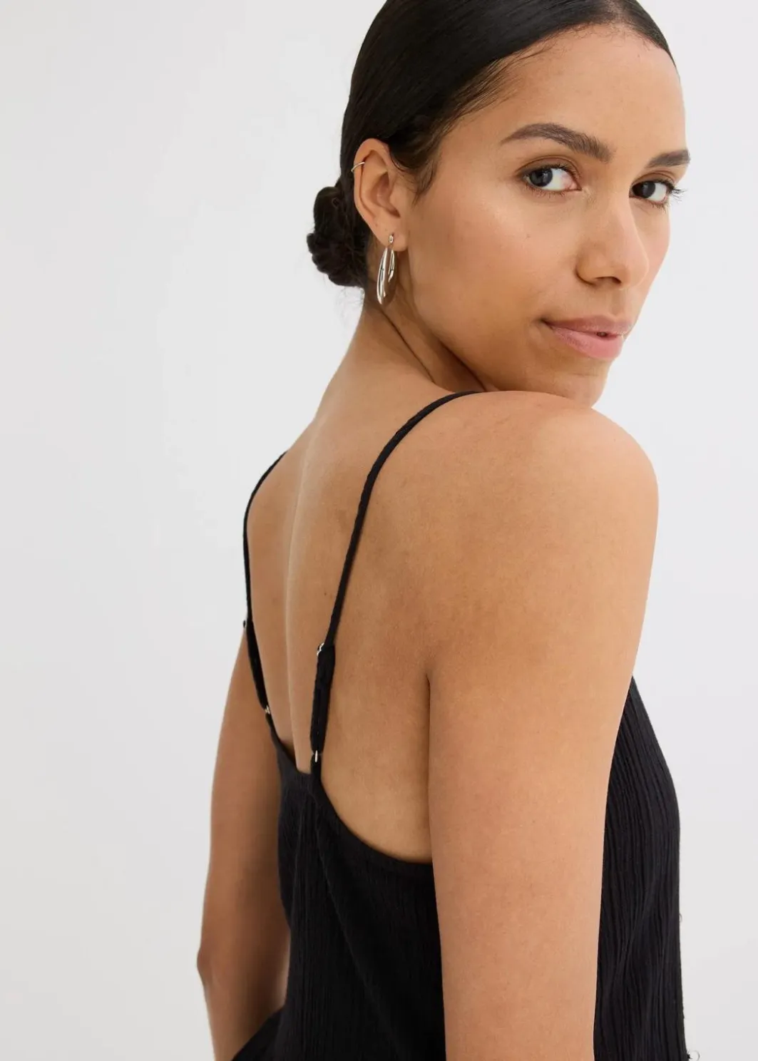 Discount Maxikleid mit Ösen-Verzierung Damen Kleider