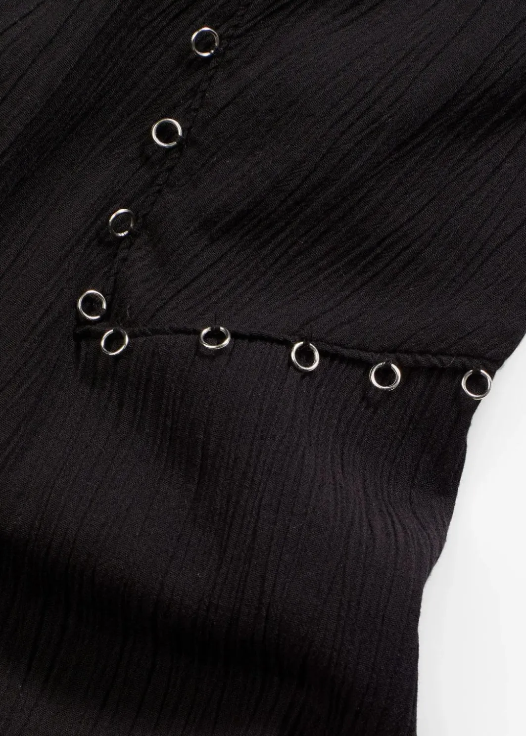 Discount Maxikleid mit Ösen-Verzierung Damen Kleider